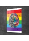 Decovetro Cam Tablo LGBT Brain 30x40 cm