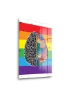 Decovetro Cam Tablo LGBT Brain 30x40 cm