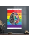 Decovetro Cam Tablo LGBT Brain 50x70 cm