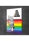 Decovetro Cam Tablo LGBT Cat 30x40 cm