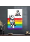 Decovetro Cam Tablo LGBT Cat 30x40 cm