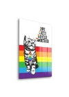 Decovetro Cam Tablo LGBT Cat 30x40 cm