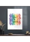 Decovetro Cam Tablo Love Is Love 50x70 cm