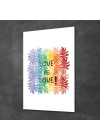 Decovetro Cam Tablo Love Is Love 50x70 cm