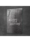 Decovetro Cam Tablo Love One Another 30x40 cm