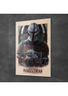 Decovetro Cam Tablo Mandalorian Way 30x40 cm