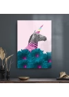 Decovetro Cam Tablo Modern Pop Art Unicorn 30x40 cm