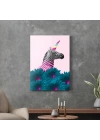 Decovetro Cam Tablo Modern Pop Art Unicorn 30x40 cm