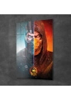 Decovetro Cam Tablo Mortal Kombat Subzero vs Scorpion Poster 50x70 cm