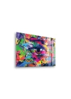 Decovetro Cam Tablo Pop Art Colourful Eye 30x40 cm