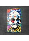 Decovetro Cam Tablo Pop Art Gandhi 50x70 cm