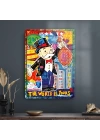 Decovetro Cam Tablo Pop Art Monopoly 50x70 cm