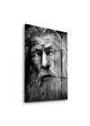 Decovetro Cam Tablo Siyah Beyaz Gandalf 30x40 cm