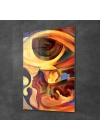 Decovetro Cam Tablo Soyut Yağlı Boya Desenli 70x100 cm