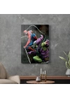 Decovetro Cam Tablo Spiderman Vs Green Goblin Web 30x40 cm