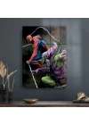 Decovetro Cam Tablo Spiderman Vs Green Goblin Web 30x40 cm