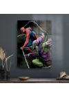 Decovetro Cam Tablo Spiderman Vs Green Goblin Web 70x100 cm
