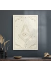 Decovetro Cam Tablo Spiritual Eye White 50x70 cm