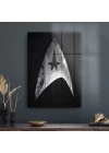 Decovetro Cam Tablo Star Trek Logo 50x70 cm