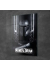 Decovetro Cam Tablo Star Wars Mandalorian Black Saber 30x40 cm