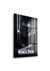 Decovetro Cam Tablo Star Wars Mandalorian Black Saber 30x40 cm