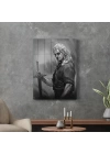 Decovetro Cam Tablo The Witcher Siyah Beyaz 50x70 cm