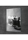 Decovetro Cam Tablo Vintage Fotoğraf makinesi 50x70 cm