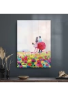 Decovetro Cam Tablo Yağlı Boya Love 50x70 cm