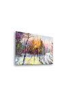 Decovetro Cam Tablo Yağlı Boya Orman Manzarası 30x40 cm