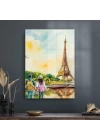 Decovetro Cam Tablo Yağlı Boya Paris Eyfel 30x40 cm