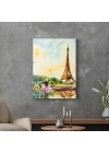 Decovetro Cam Tablo Yağlı Boya Paris Eyfel 50x70 cm