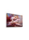 Decovetro Cam Tablo Yağlı Boya Renkli Balerin 70x100 cm