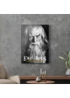 Decovetro Cam Tablo Yüzüklerin Efendisi Gandalf Never late 50x70 cm