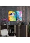 Decovetro Cam Tablo Colourful Woman Eye 30x40 cm