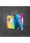 Decovetro Cam Tablo Colourful Woman Eye 30x40 cm