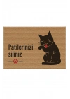 Decovetro Kapı Önü Halı Paspas Kedi Patilerinizi Siliniz 40 x 60 Cm