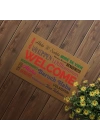 Decovetro Kapı Önü Halı Paspas Welcome Desenli 40 x 60 Cm