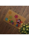 Decovetro Kapı Önü Halı Paspas Welcome Rengarenk Desenli 40 x 60 Cm