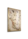 Decovetro Piri Reis Haritası Cam Tablo 30x40 cm