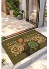 Decovetro Renkli Kapı Önü Halı Paspas One Piece Zoro Baskılı 40 x 60 Cm