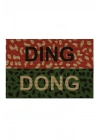 Decovetro Renkli Paspas Ding Dong Desenli Kapı Önü Halı Paspası 40 x 60 cm