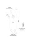 Decovetro ST 4090 Dekoratif Cam Sörf Tahtası 33x100 Cm