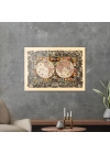 Decovetro Cam Tablo World Map Old Style 50x70 cm