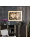 Decovetro Cam Tablo World Map Old Style 50x70 cm