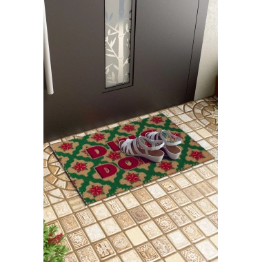 Decovetro Paspas Ding Dong Desenli Kapı Önü Paspası 40 x 60 cm