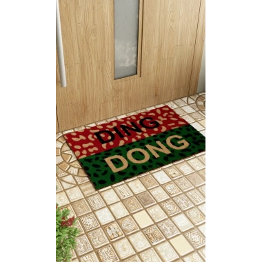 Decovetro Paspas Ding Dong Desenli Kapı Önü Paspası 40 x 60 cm