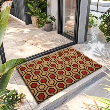 Decovetro Paspas Retro Desenli Kapı Önü Paspası 40 x 60 cm