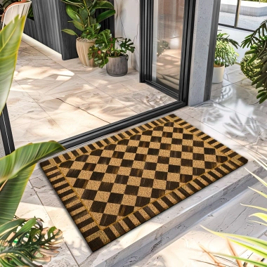 Decovetro Paspas Mackenzie Desenli Kapı Önü Paspası 40 x 60 cm