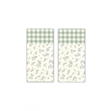Decovetro Cam Kahve Sofra Sunum Tablası 2li Set Minimal Flower & Buffalo Desenli 30 x 15 cm