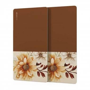 Decovetro Cam Kahve Sofra Sunum Tablası 2li Set Vintage Coffee 30 x 15 cm